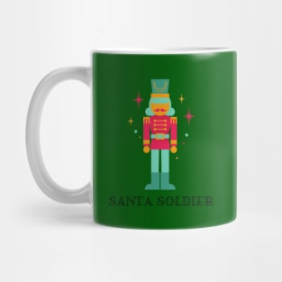 Christmas Santa Soldier Mug